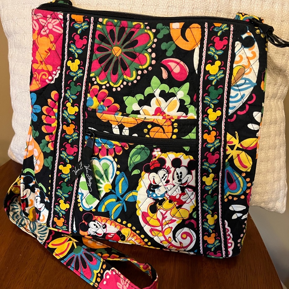 Disney Vera Bradley Quilted Cross Body Bag